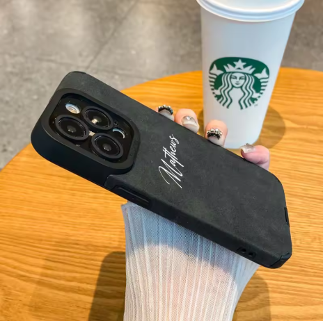 Ellecase™ Coque en cuir d'agneau personnalisée